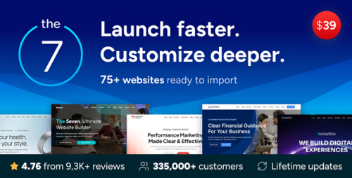 The7 – Multi-Purpose WordPress & WooCommerce Theme