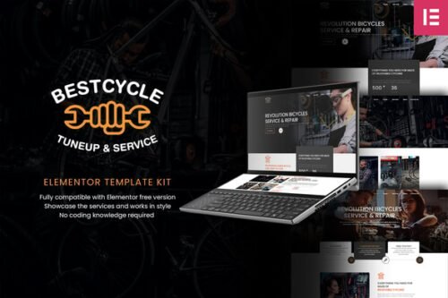 Baek – Bicycle Repair & Service Elementor Template Kit