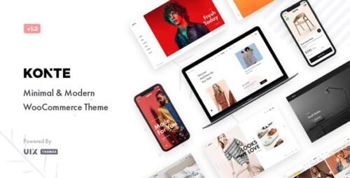 Konte – Modern Minimalist WooCommerce WordPress Theme for Online Stores