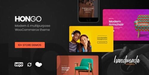 Hongo – Modern Multipurpose WooCommerce WordPress Theme for Online Stores