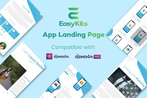 AppLanding – Mobile App Elementor Template Kit for WordPress