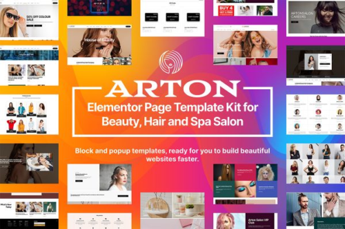 Arton – Beauty & Spa Salon Elementor Template Kit