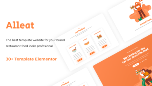 Alleat – Restaurant & Food Elementor Template Kit