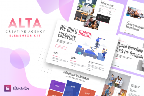 Alta – Creative Agency Elementor Template Kit for WordPress