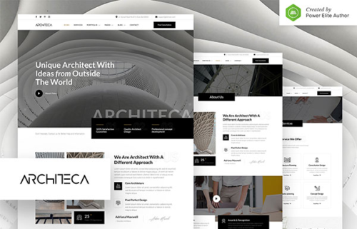 Architeca – Architecture Agency & Interior Design Elements
