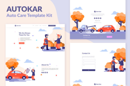Autokar – Auto Care & Automotive Elementor Template Kit