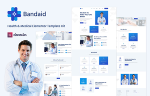Bandaid – Health & Medical Elementor Template Kit