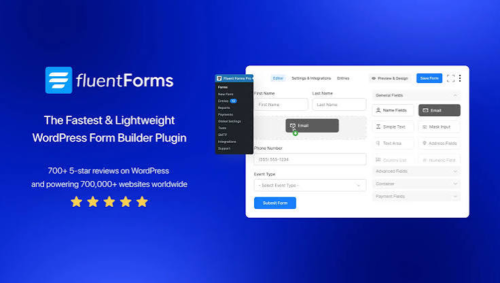 Fluent Forms Pro – Advanced WordPress Form Builder & Lead Generation Plugin