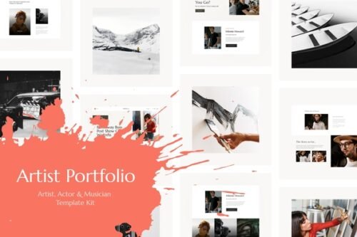 Artisio – Artist, Actor & Musician Elementor Template Kit