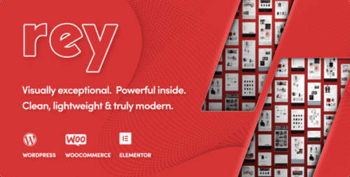 Rey – Creative Multipurpose WordPress Theme for Modern Websites