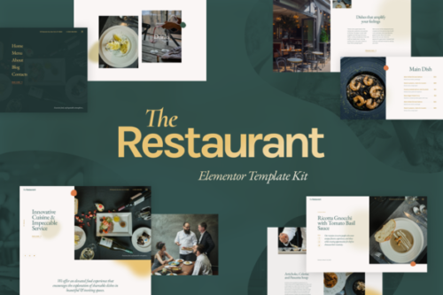 Basilia – Elegant Restaurant Elementor Template Kit
